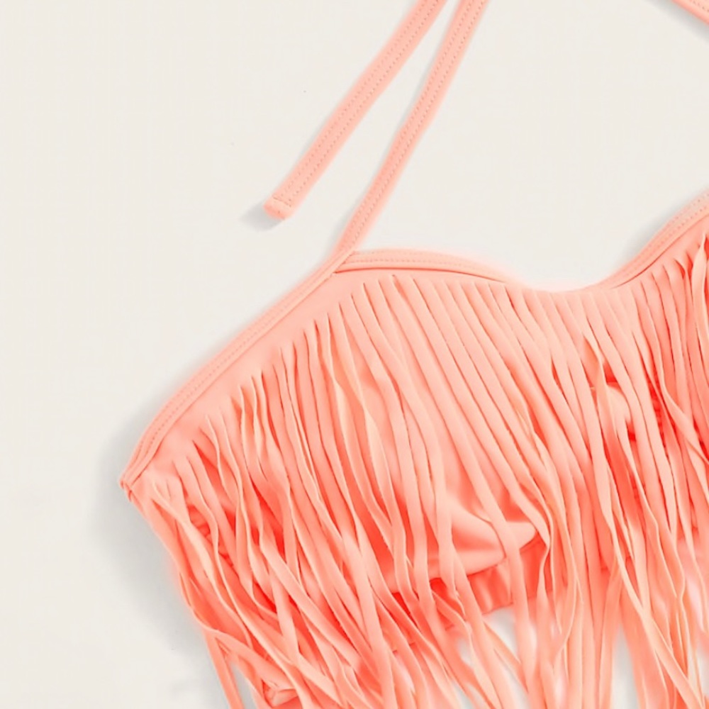 Fringe Halter Top bikini set - Picture 4 of 7